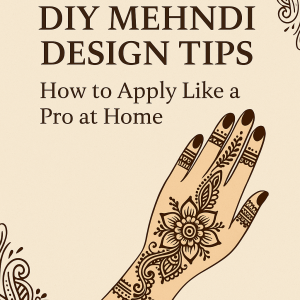 Read more about the article DIY Mehndi Design Tips: How to Apply Like a Pro at Home